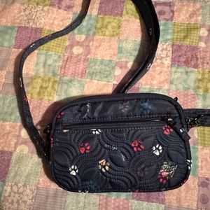 Lug Super Coupe crossbody paw print bag